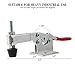 Anndason 6 PCS Hand Tool Toggle Latch Clamp 201B,220 Lbs Holding Capacity Horizontal Clamp Horizontal Quick Release Toggle Clamp (6 PCS 201B)