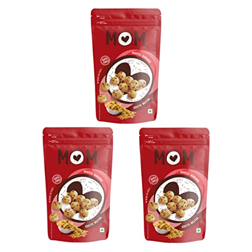 Image of MOM - Meal of the Moment, Roasted Khatta Meetha Makhana (Pack of 3), 52g - Gluten Free | Anti Oxidants | MSG Free | Zero Trans Fat | No added Preservatives and No Artificial Flavours