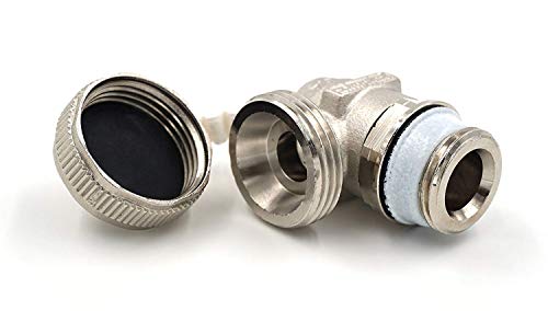 Simplex Heizkörper Füll- und Entleerungsstopfen | 1/2-3/4 Zoll | Mit Schlauchanschluss | Effiziente Heizungspflege | F10625