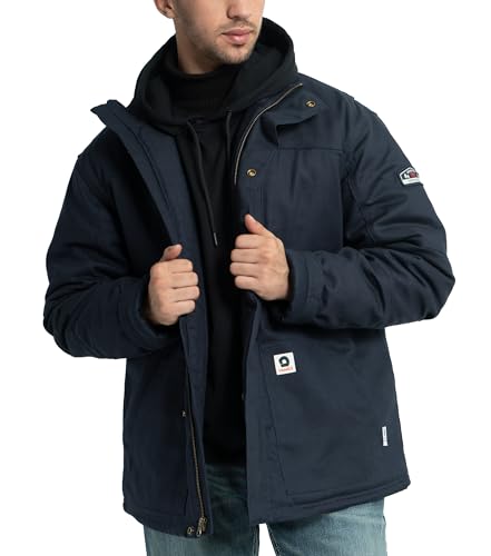 FR Jacket Insulated Flame Resistant CAT3 Welding Coat Outwear for Men