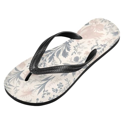 Burbuja Minimal Pattern Flip Flops for Women Men, Soft Thong Sandals Rubber Slippers for Pool Beach Essentials2