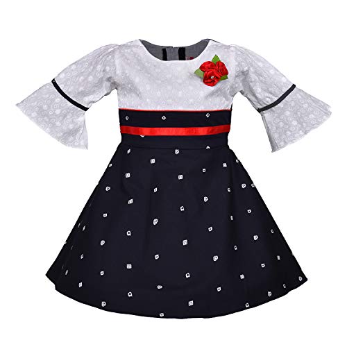 Image of Wish Karo Baby Girls Cotton Frock Dress for Girls Dress - Cotton - (ctn321)