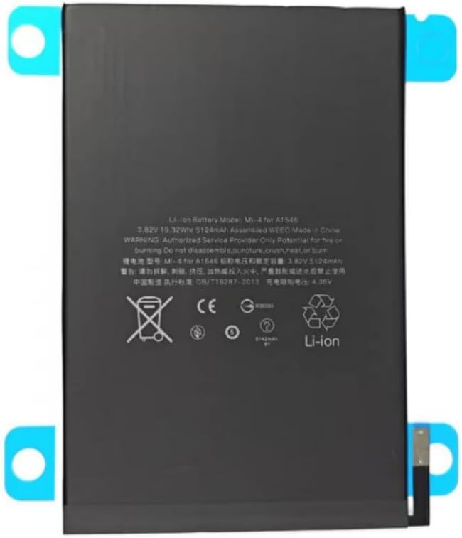 Generic Battery A1546 5124mAh compatible with iPad Mini 4 4th A1538 A1550 A1546 with Free Toolkit