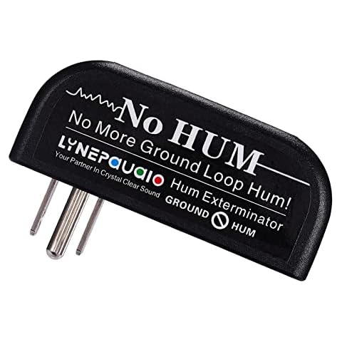 Btuty Ground Loop Noise Eliminator Only Eliminate the Hum Generated by the Common Ground Line Buzz Eliminator Plug-In AC Buzz Killer Hum Eliminator Noise Canceller Cover