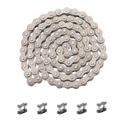 KAMIER #25 Roller Chain 96 Links with 5pcs Master Links Heavy Duty for Razor E300 E325 E300S Kids Electric Scooter PR200 Pocket Rocket Bike 25H Drive Chain Parts