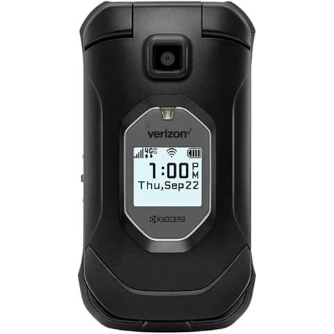 Kyocera DuraXV Extreme+ Rugged Flip Phone-Black-Verizon (Renewed) Cover