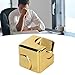 Metal Square Finger Gyroscope Cube, Stress Relief Decompression Fingertip Toy, Hand for Children Adults, Sturdy Metal Construction with Electroplating Finish