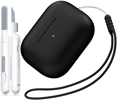 MHYALUDO Custodia per AirPods Pro di seconda generazione, Custodia per AirPods Pro in morbido silicone anticaduta e...