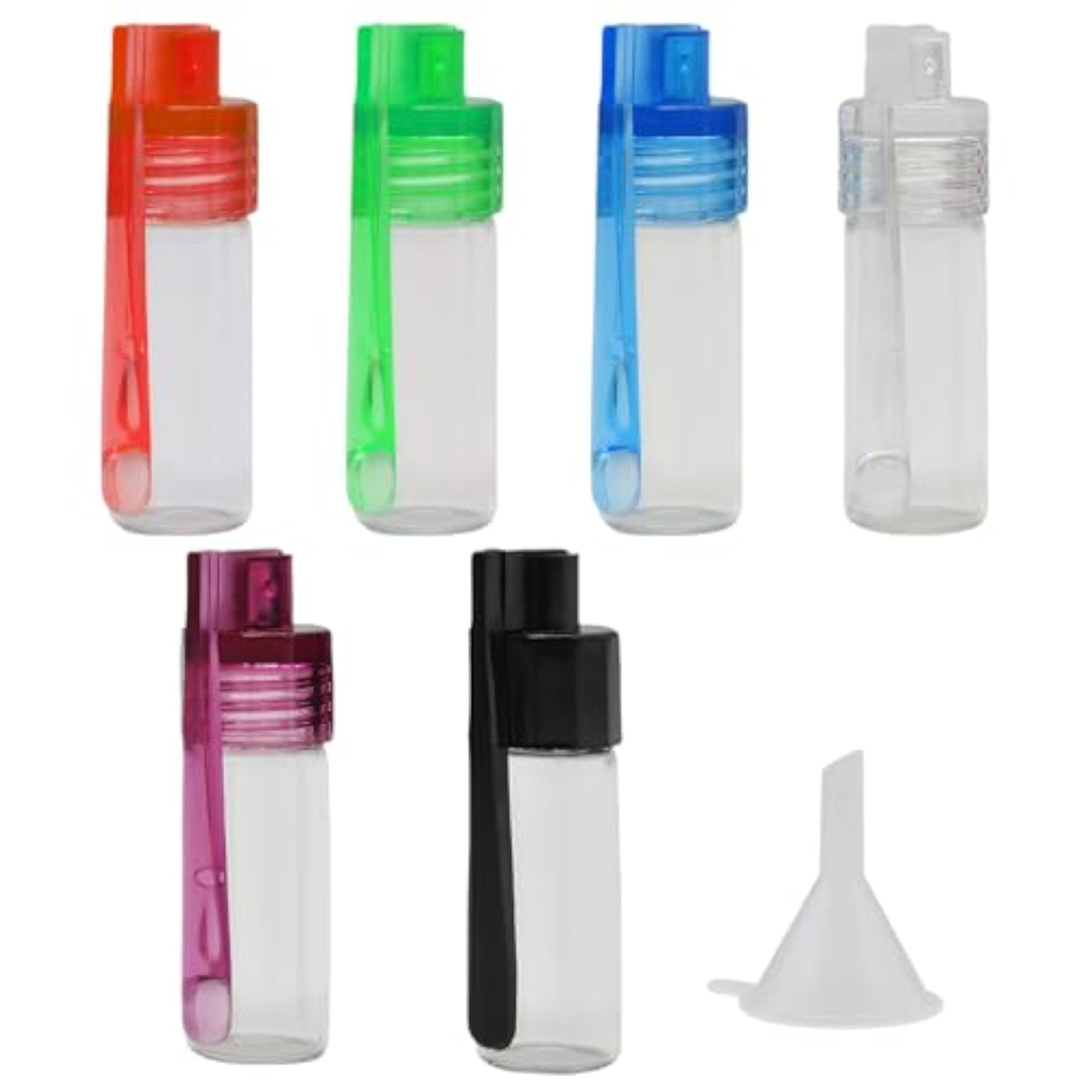 6Pcs Bottle with Spoon, Practical Vial Kit for Travel