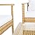 SAFAVIEH Outdoor Collection Garnen Wicker Cushion 4-Piece Living Set PAT7714D, Natural/White