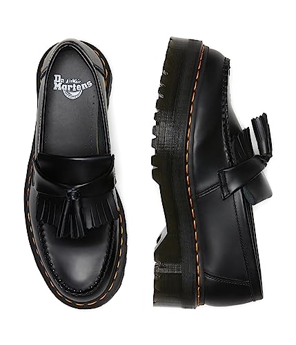 Image of Dr. Martens Unisex Adrian Quad Leather Platform Loafers