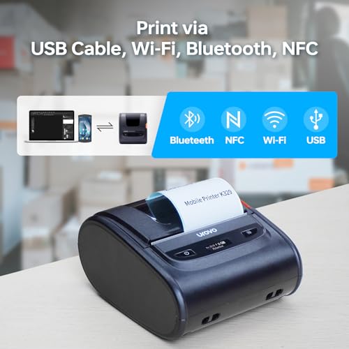 Image of Bluetooth Thermal Rollo Label Printer 4x6 inches for Small Business, Wireless Shipping Label Printer, Compatible with USPS, Shopify, Amazon