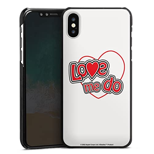 DeinDesign Coque Compatible avec Apple iPhone X Étui Housse Love Me Do The Beatles Musique - Les Beatles, Paul McCartney, John Lennon, RIngo Starr, George Harrison DeinDesign Coque Compatible avec Apple iPhone X Étui Housse Love Me Do The Beatles Musique