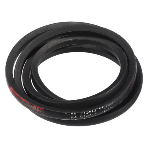 Image of uxcell A83 1 /2 Classic Wrapped V-Belt, 85 inch Outside Circumference Wrapped Industrial Rubber V-Belt A Profile V-Belt for Industrial Machinery Equipment, Black