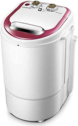 QUZHCP Tragbare Waschmaschine, Single Barrel Mini Waschmaschine, Kompakt, Einfach Zu Bedienen, Energieeinsparung Und Umweltschutz, Abnehmbare Dehydration Basket Cover