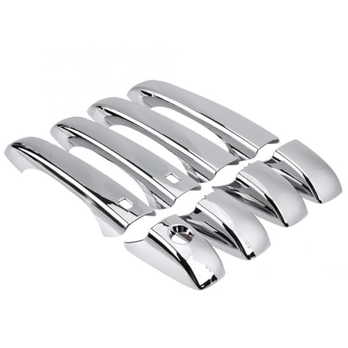 Poignée de porte extérieure Jeep Grand Cherokee WK2 et Smart couvre-poignées chromées 8pcs