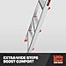 Little Giant Ladder Systems Flip-N-Lite, 5-Foot, Stepladder, Aluminum, Type 1A, 300 lbs Rated (15273-001)