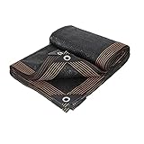 Material del producto: nuestra red para sombrilla está hecha de polietileno negro de alta densidad, la estructura de punto es resistente al desgarro y al desgaste, y la malla es transpirable e impermeable.