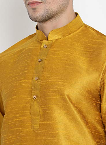 Image of VM Men's Silk Blend Kurta Pyjama Set