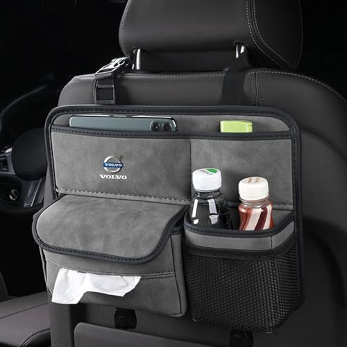 Boîte à mouchoirs voiture Volvo S90 porte-serviette gris