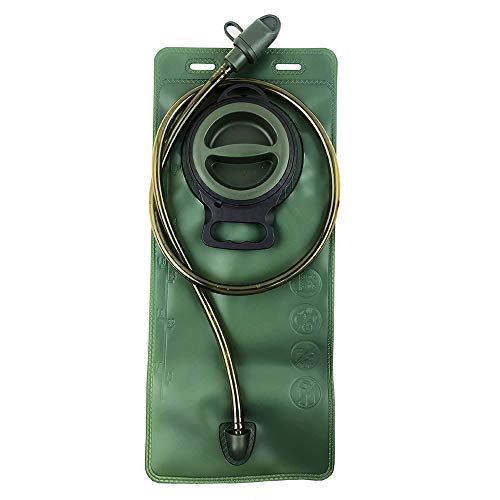 Wetest 2L Hydration Bladder 2 Liter Leak Proof Water Reservoir, Large Opening Military