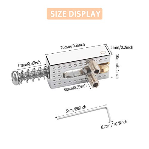 Pont de guitare électrique 6 Pcs avec 2 Pcs clefs à molette, Selles de Pont de Guitare Remplacement Pièces détachées… - Les Beatles, Paul McCartney, John Lennon, RIngo Starr, George Harrison Pont de guitare électrique 6 Pcs avec 2 Pcs clefs à molette, Selles de Pont de Guitare Remplacement Pièces détachées… – Image 8