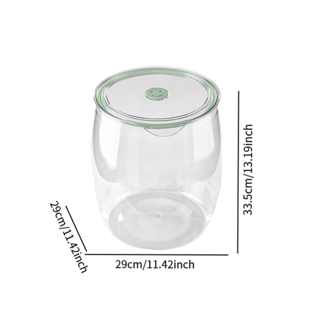 Luftdichtes Essensglas Süßigkeiten süßes Glas klare küchenstaubdichte losen Tee Kanister luftdicht (30l)