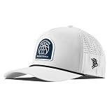 Branded Bills Officially Licensed x Xavier Musketeers White Black Rope Curved 5-Panel Xavier Basketball PVC