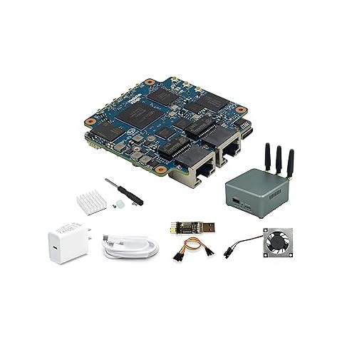 Banana Pi BPI-R3 Mini Wi-Fi 6 Open Source OpenWRT Router Board, Wireless Dual-Band Mini WiFi Router, MediaTek MT7986 (Filogic 830) CPU, Support 5X GbE and 2X 2.5GbE SFP for NAS Smart Home Gateway Cover