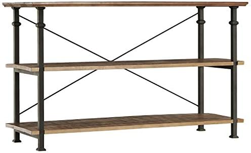 Lexicon Milligan Wood Sofa Table, 62" x 18", Rustic Brown