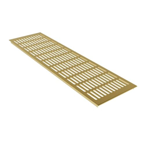 MS Beschläge ® Aluminium Ventilation Grille Sheet Heating Cover 150 mm x 200 mm Various Colours (Gold Anodised - F3) - Image 2