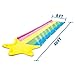 WOW Sports Rainbow Star Super Water Slide with 2 Inflatable Sleds, Inflatable Water Slide with Built-in Star Splash Pool and Sprinklers