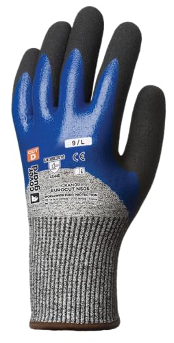 Gants anti coupures Coverguard évitez les blessures manipulation nitrile x5