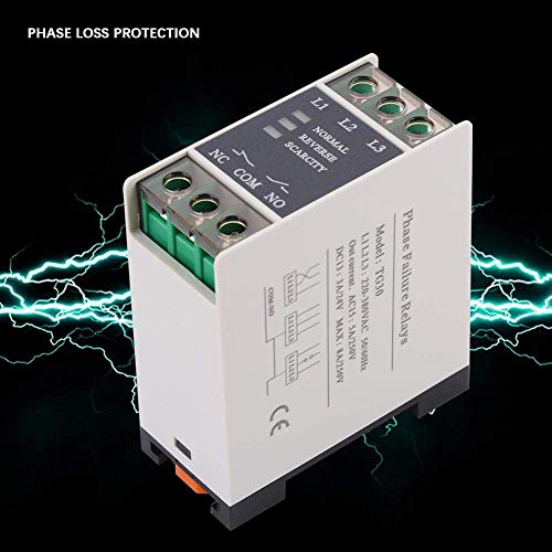 Relais de séquence de phases triphasé automatique rail DIN TG30