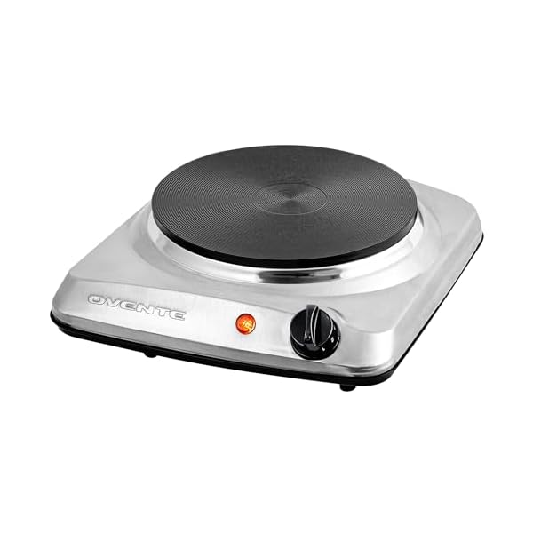 OVENTE Electric Countertop Single Burner, 1000W...