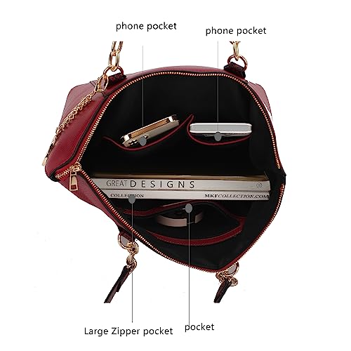 Bolso Tote Grande MKF Collection para Mujer miniatura 6