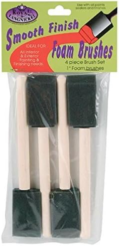 ROYAL BRUSH RFOMW-4P Foam Brush, 85-Count (85)