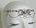 Dragons Breath Fire Opal Circlet, handmade jewelry wiccan pagan wicca triple moon witch witchcraft goddess headpiece