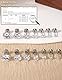 ADRAMATA 7 Paar Threadless Ohrstecker Chirurgenstahl Ohrringe Set für Damen Herren 2-8mm Zirkonia Knorpelohrringe 18K Gold Ohrstecker für Tragus Daith Helix Ohrpiercing Flache Rückseite Ohrringe,AS