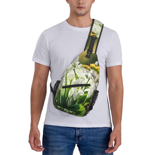 Mochila cruzada MyPiky Bell con diseño de orquídea miniatura 7