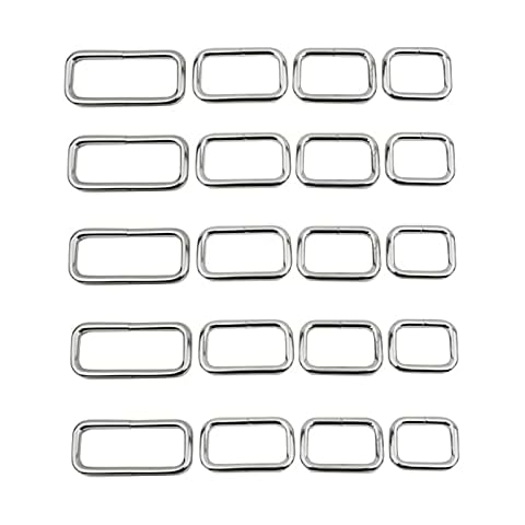 Metall Quadratische Schnalle Metall Rechteck Schnalle Ring Rechteck Metall Ring Karabinerhaken Rechteck Cover