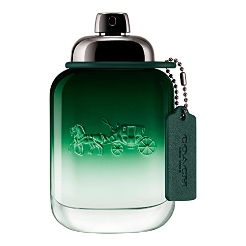 Coach Green Eau de Toilette - Long Lasting Fragrance with notes of Kiwi, Rosemary Essence & Crystal Moss - Fruity & Green - 2.0 fl. oz.