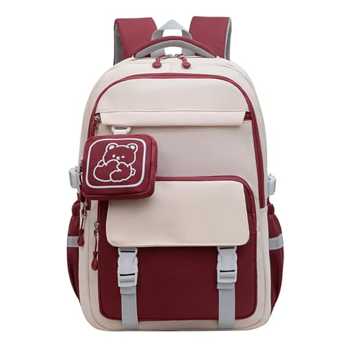 Sac à dos pour enfants rouge idéal pour l'école et les sorties
