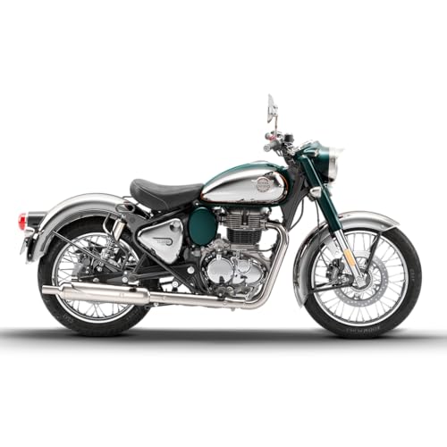 Image of Royal Enfield Classic 350 with Disc & Spoke Wheels Motorcycle (Emerald Green) Booking for Ex-Showroom Price