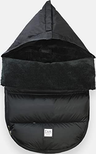 7AM Enfant Universal Stroller Footmuff - Water Repellent Winter Bunting Bag for Strollers & Car Seats, Soft Micro-Fleece & Plush lined Stroller Footmuff for Baby Boy & Girl | PlushPOD