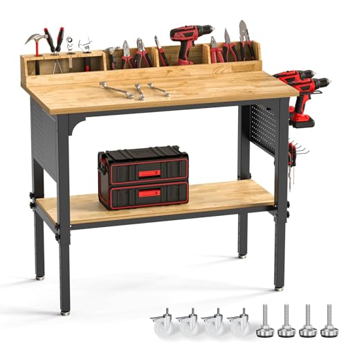 Northsky 48 Adjustable Workbench with Storage and Power