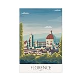 Florenz-Poster auf Leinwand, Schlafzimmer, Dekoration, 