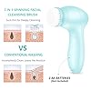 Electric Facial Cleansing Brush 7 in 1 - Fabuday Face Skin Spin Brush for Deep Cleansing, Gentle Exfoliating, Blackhead Removing and Massaging, Battery Operated Facial Cleanser Brush