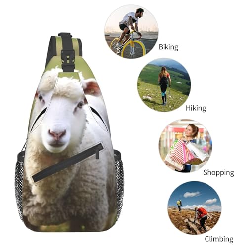 Bolso cruzado de hombre tipo mochila bandolera para senderismo miniatura 6
