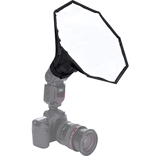 Photo Studio Softbox, Softbox de Linterna de Flash Universal portátil, Softbox difusor Speedlite Externo con 30 cm de diámetro, Buena opción para fotógrafos con fácil instalación Cover